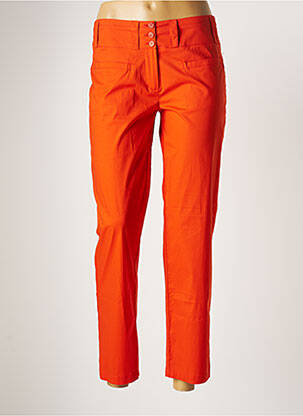 Pantalon 7/8 orange AVENTURES DES TOILES pour femme