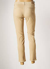 Pantalon chino beige FIVE pour femme seconde vue
