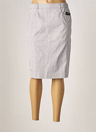 Jupe mi-longue gris FRANK WALDER femme