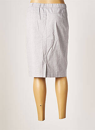 Jupe mi-longue gris FRANK WALDER femme