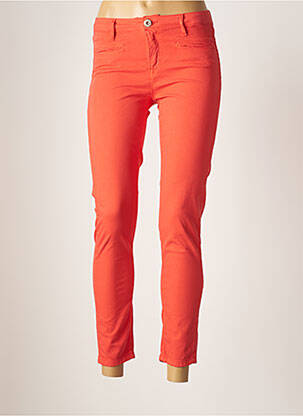 Pantalon 7/8 orange DENIM STUDIO pour femme