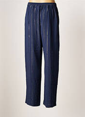 Pantalon droit bleu VALERIE KHALFON pour femme seconde vue