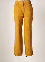Pantalon droit jaune DIPLODOCUS pour femme seconde vue