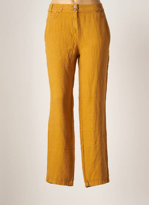 Pantalon droit jaune DIPLODOCUS pour femme
