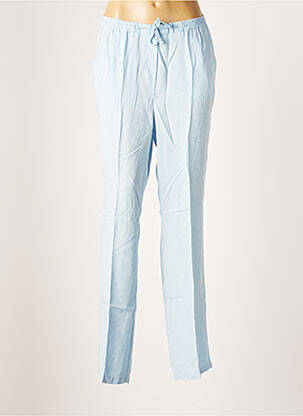 Pantalon droit taille élastique taille normale bleu COMME ÇA femme