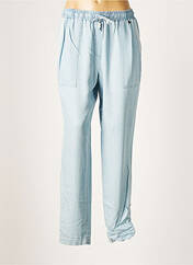 Pantalon droit bleu LUCKYLU pour femme seconde vue
