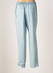 Pantalon droit bleu LUCKYLU pour femme seconde vue