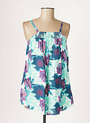T-shirt / top maternité imprimé fleurs bleu COLLINE femme