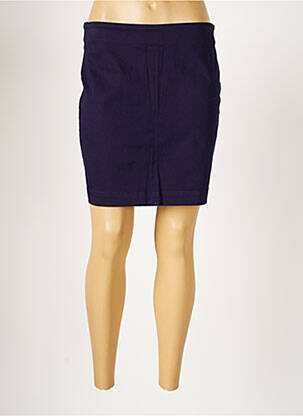 Jupe courte coupe droite violet LA FIANCEE DU MEKONG femme
