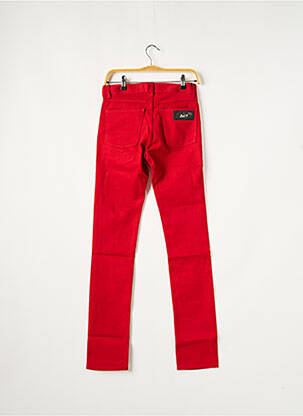 Jeans coupe slim rouge APRIL 77 femme