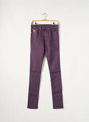 Jeans coupe slim violet APRIL 77 pour femme seconde vue