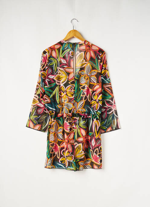 Combishort noir CHERRY BEACH pour femme