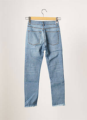 Pantacourt taille haute taille haute bleu APRIL 77 femme