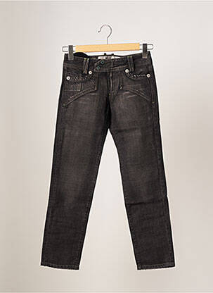 Jeans coupe droite gris APRIL 77 femme