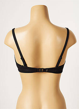 Haut de maillot de bain stretch haut soutien-gorge moulé noir LOU femme
