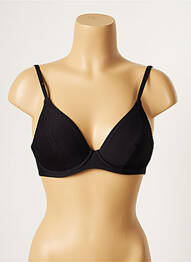 Haut de maillot de bain stretch haut triangles noir CHERRY BEACH femme