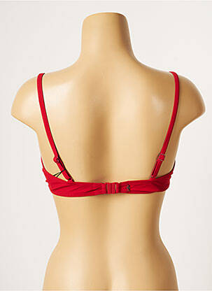 Haut de maillot de bain stretch rouge LOU femme