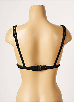 Haut de maillot de bain stretch haut triangles noir LOU femme