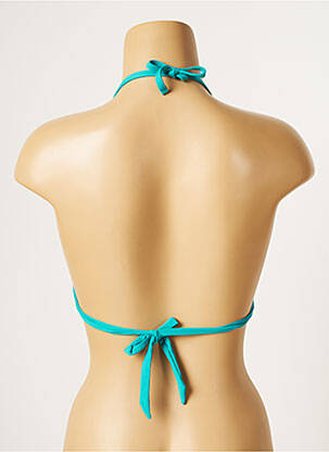 Haut de maillot de bain stretch haut soutien-gorge avec mousse de rembourrage amovible bleu VARIANCE femme