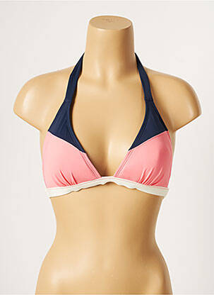 Haut de maillot de bain stretch haut soutien-gorge avec mousse de rembourrage amovible rose VARIANCE femme