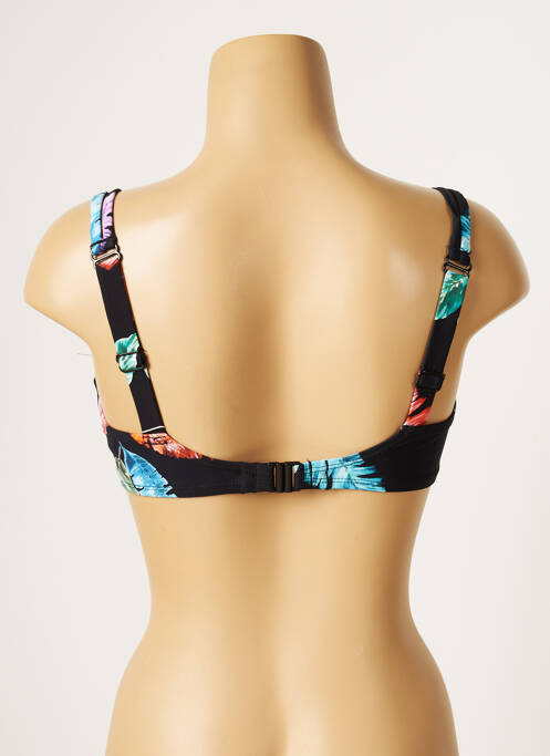 Haut de maillot de bain stretch noir BELCOR femme