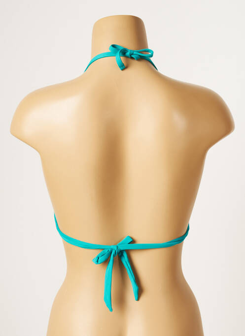 Haut de maillot de bain stretch haut soutien-gorge avec mousse de rembourrage amovible bleu VARIANCE femme