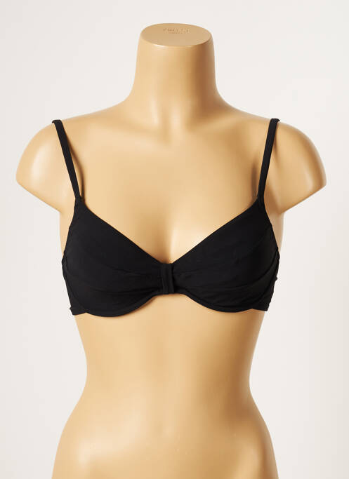 Haut de maillot de bain noir LOU pour femme