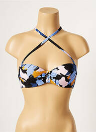Haut de maillot de bain haut bandeau haut bandeau noir LOU femme