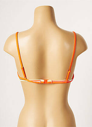 Haut de maillot de bain haut soutien-gorge moulé haut soutien-gorge moulé orange CHERRY BEACH femme