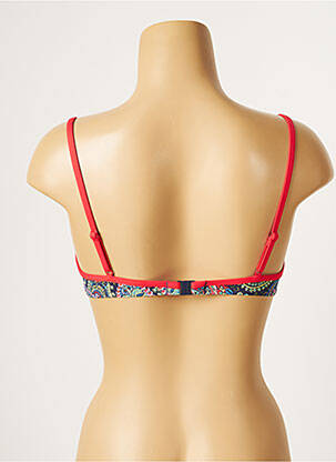 Haut de maillot de bain haut soutien-gorge moulé haut soutien-gorge moulé bleu CHERRY BEACH femme