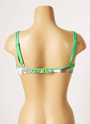 Haut de maillot de bain haut soutien-gorge moulé haut soutien-gorge moulé blanc CHERRY BEACH femme