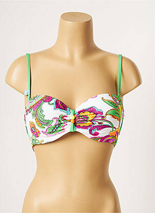Haut de maillot de bain haut bandeau haut bandeau blanc CHERRY BEACH femme