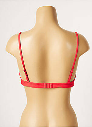 Haut de maillot de bain stretch haut bandeau rouge CHERRY BEACH femme