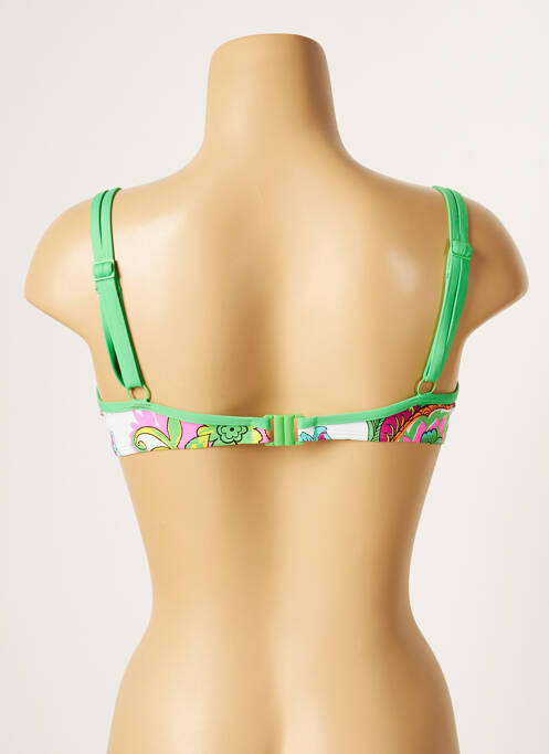 Haut de maillot de bain haut soutien-gorge moulé haut soutien-gorge moulé blanc CHERRY BEACH femme