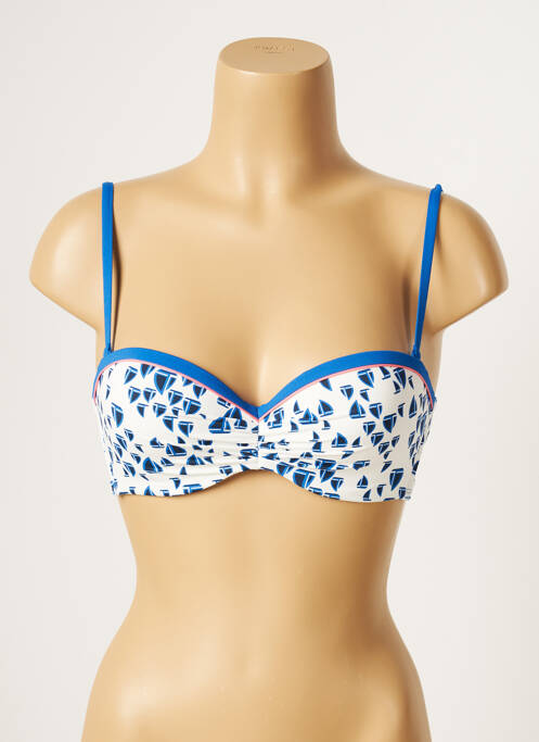 Haut de maillot de bain haut bandeau haut bandeau blanc VARIANCE femme