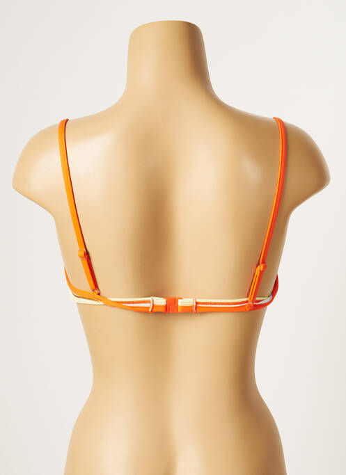 Haut de maillot de bain orange CHERRY BEACH pour femme