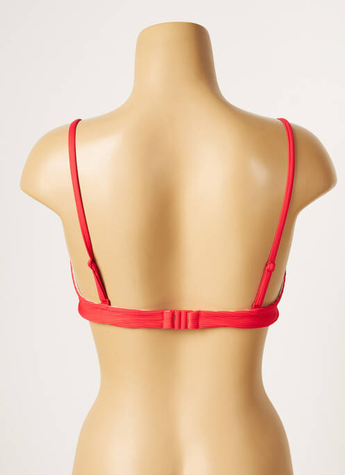 Haut de maillot de bain rouge CHERRY BEACH pour femme