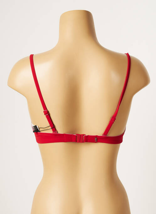 Haut de maillot de bain rouge LOU pour femme