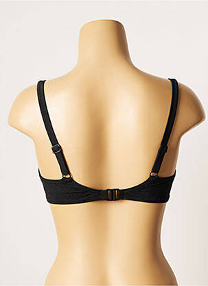 Haut de maillot de bain stretch haut soutien-gorge emboitant noir BESTFORM femme