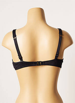 Haut de maillot de bain stretch haut soutien-gorge emboitant noir BELCOR femme