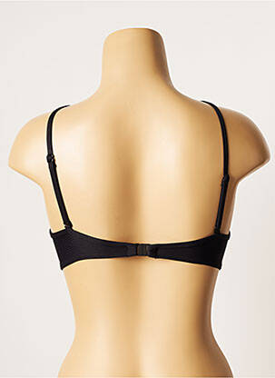Haut de maillot de bain stretch haut soutien-gorge push-up noir CHERRY BEACH femme