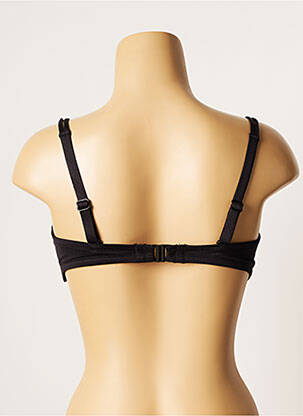 Haut de maillot de bain stretch haut bandeau noir BELCOR femme