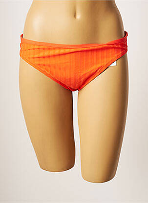 Bas de maillot de bain stretch culotte orange CHERRY BEACH femme