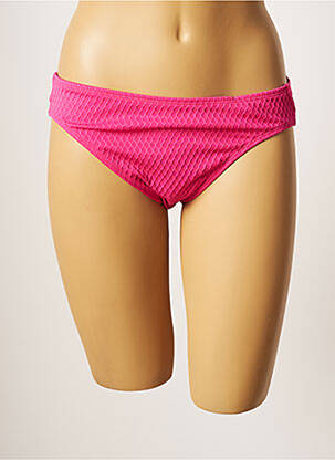 Bas de maillot de bain stretch culotte rose CHERRY BEACH femme