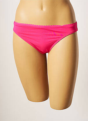 Bas de maillot de bain stretch culotte rose CHERRY BEACH femme