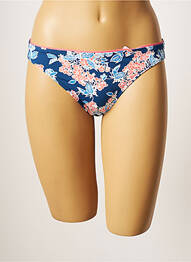 Bas de maillot de bain imprimé fleurs culotte bleu CHERRY BEACH femme
