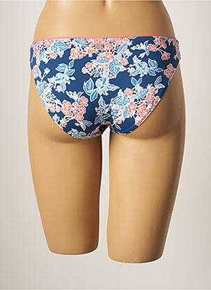 Bas de maillot de bain imprimé fleurs culotte bleu CHERRY BEACH femme