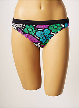 Bas de maillot de bain stretch culotte noir CHERRY BEACH femme
