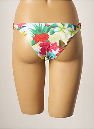 Bas de maillot de bain imprimé tie and dye culotte vert CHERRY BEACH femme