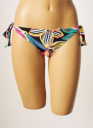 Bas de maillot de bain stretch bikini noir CHERRY BEACH femme